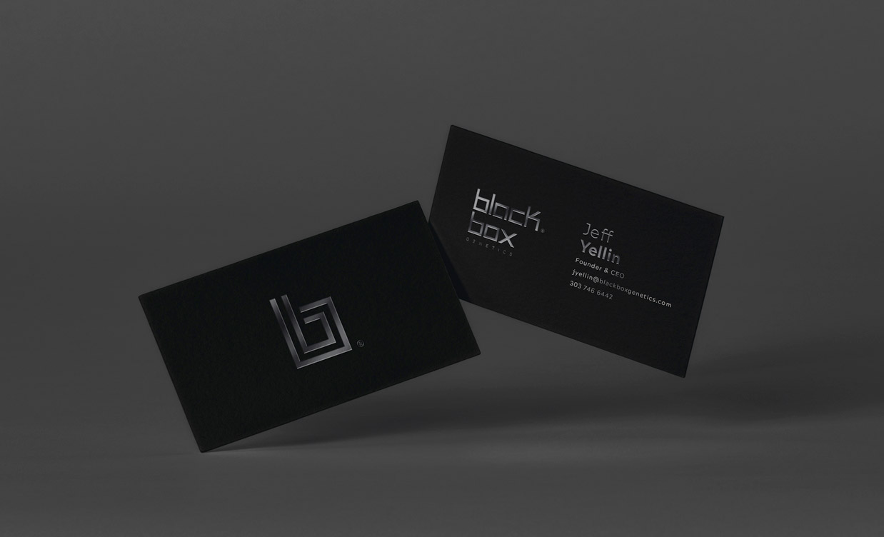 Black Box Business Card Design